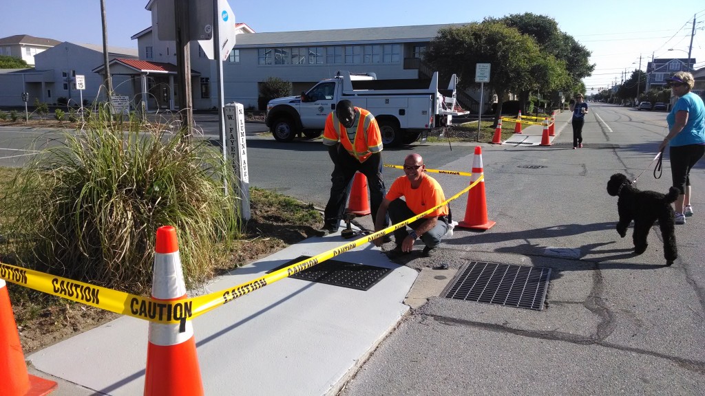 Sidewalk Handicap Mats Replaced Lumina News