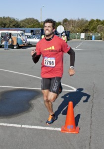 Tom Clifford achieves a personal record while winning the inaugural Wrightsville Beach Valentine's 10K Feb. 13.