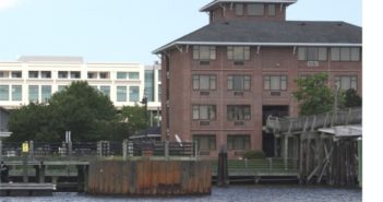Repairs to Riverwalk’s Conlon Pier now underway