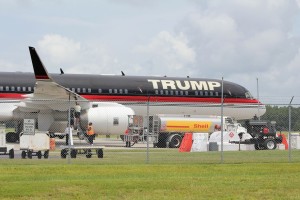 Trump Plane fueling up